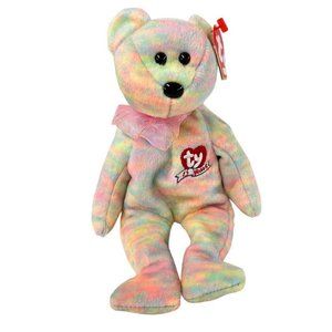Ty Beanie Babies 15 Years 2001 Celebrate Bear Stuffed Animal Tags